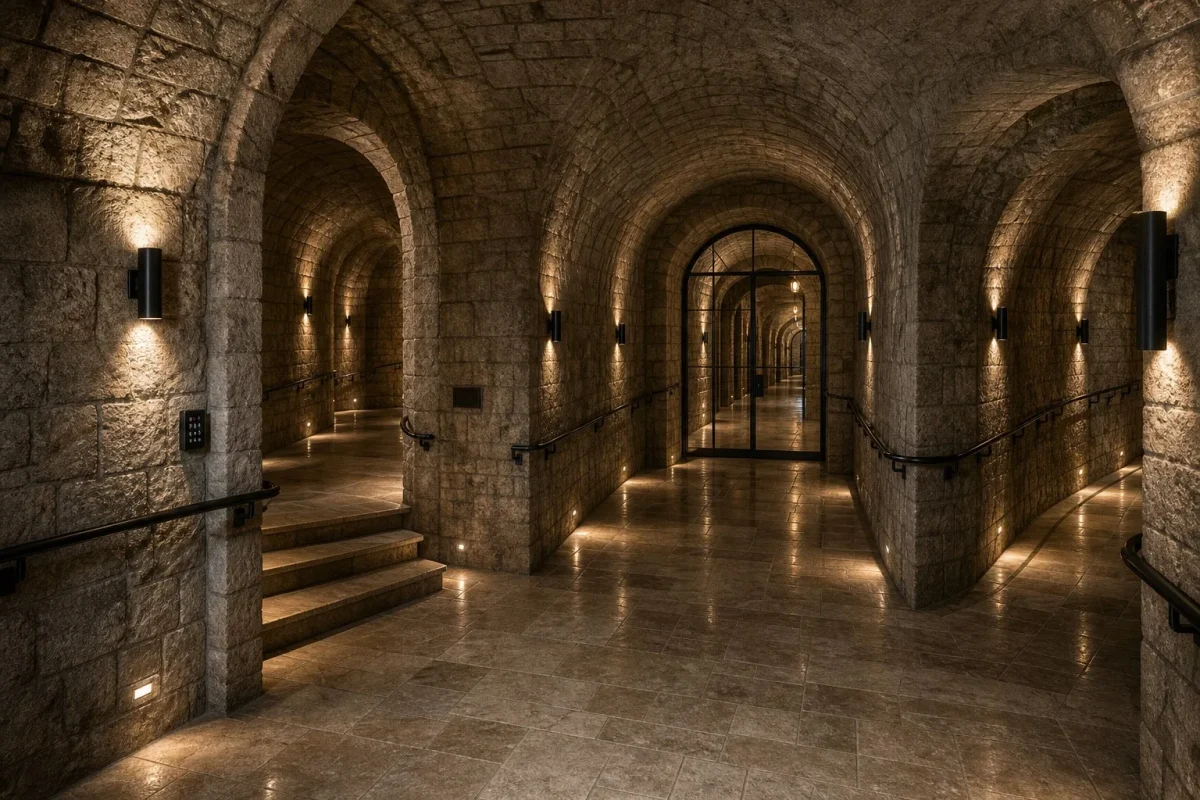 Mirror Estate modern portion of the tunnel system