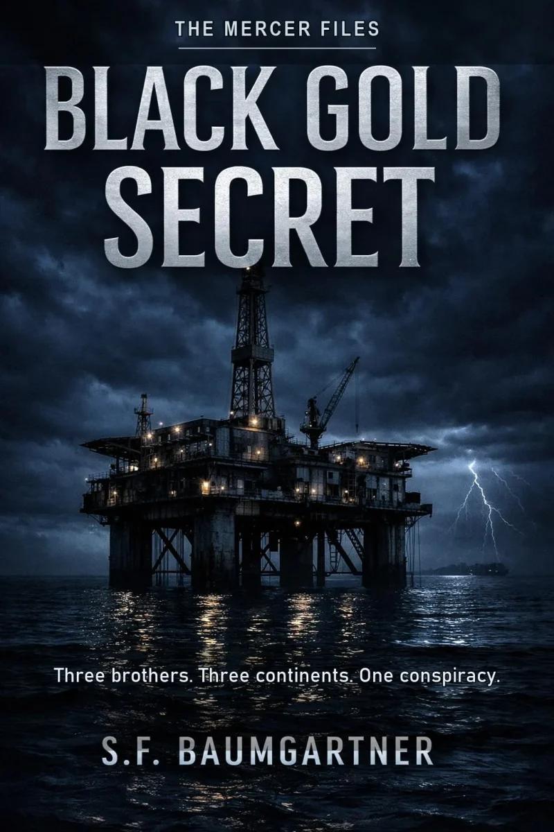 Black Gold Secret book cover by S.F. Baumgartner