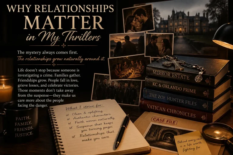 Why Relationships Matter in My Thrillers